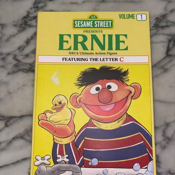 Sesame Street Ernie Action Figure - Red, Yellow, Blue